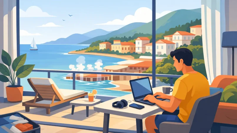 Apartman Edipsos za digitalne nomade