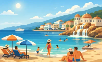Kako izgleda kupanje na gradskoj plaži Edipsos
